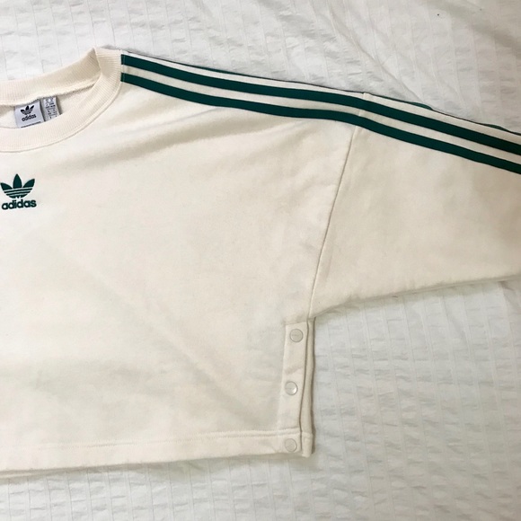 ✨Adidas cropped sweater✨ - Picture 1 of 4